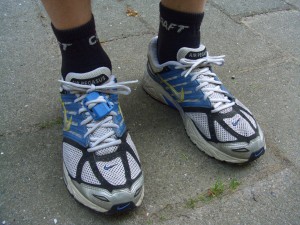 Løbechip som vi kender den fra tidligere år, monteret i skoen.
